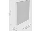 BIELLA Ringbuch Ringo-Plast 3.5cm 43442201U weiss 2-Ring A4 (7611365359875)
