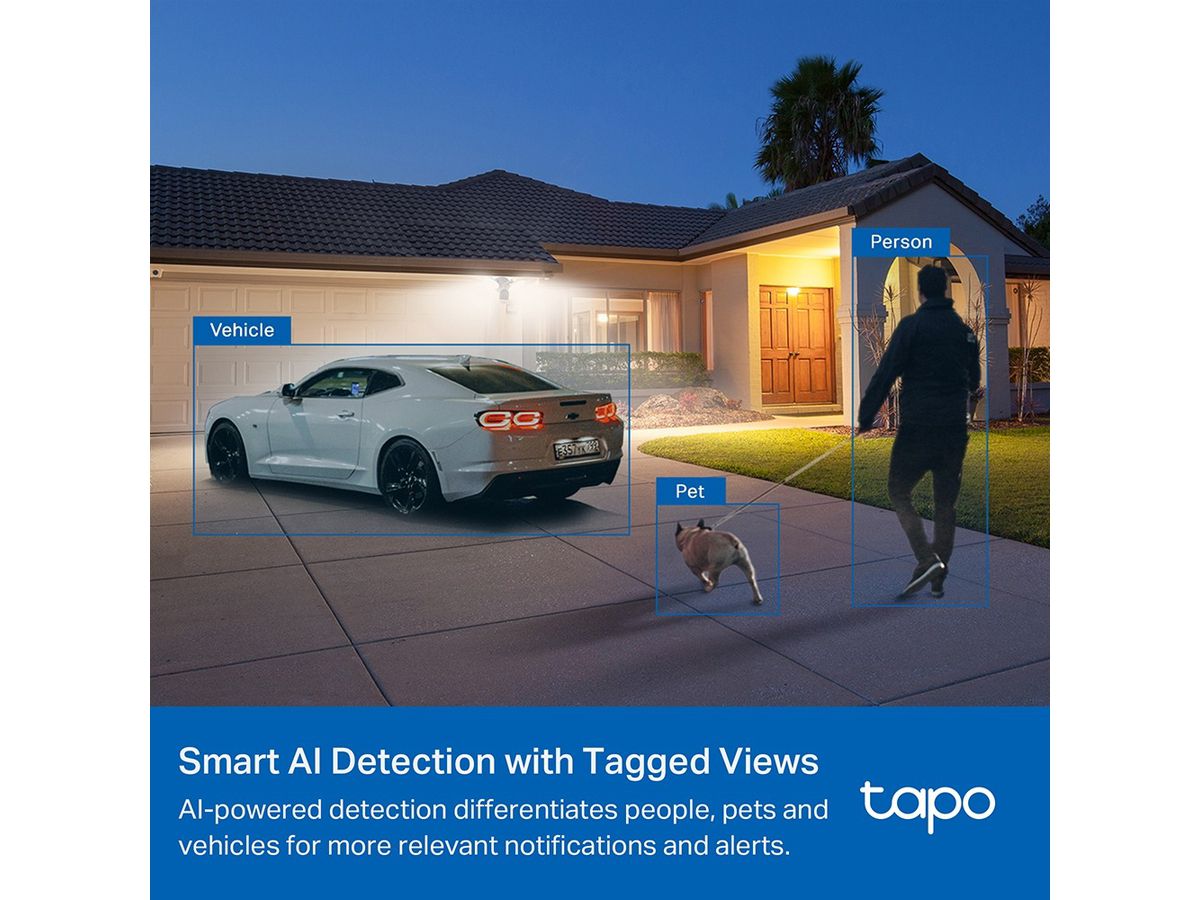 TP-LINK Smart Floodlight Camera Tapo C720 (8885020625479)