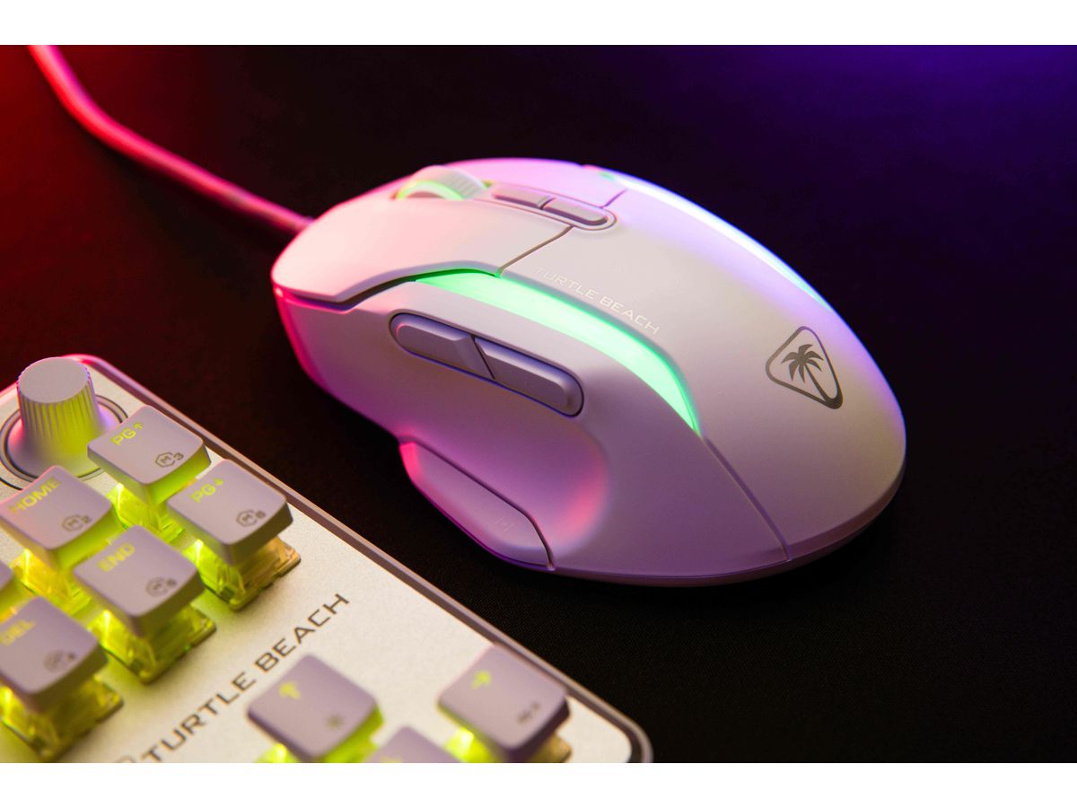 TURTLE BEACH Kone II Gaming Mouse TBM-1003-15 Wired, White (0731855710034)