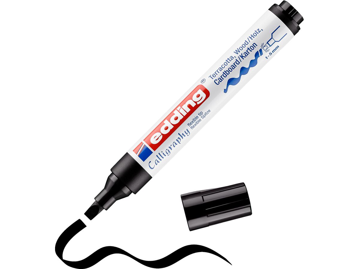 EDDING Permanent Marker 1455 1-5mm 1455-1 schwarz (4004764927104)