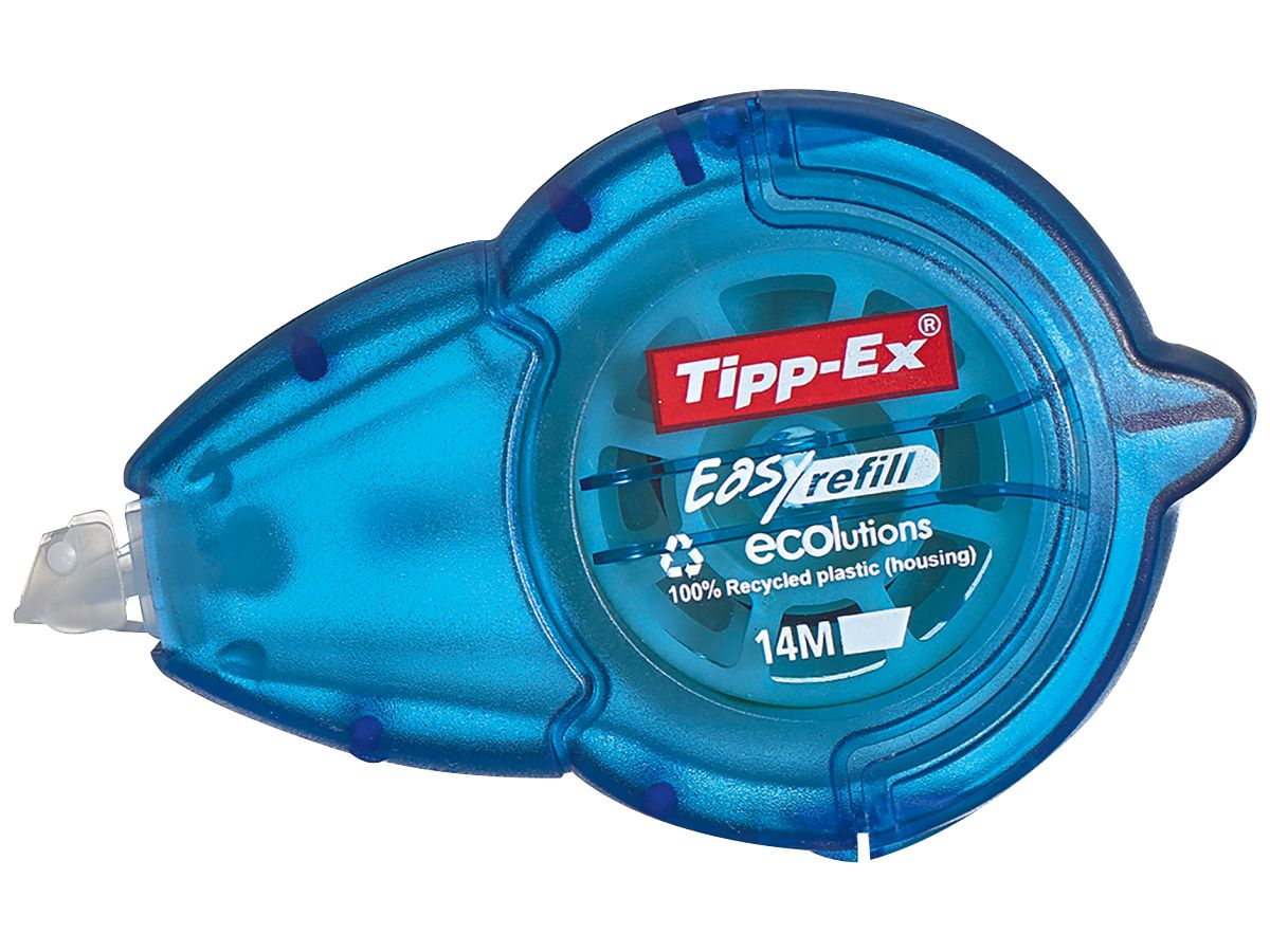 TIPP-EX Ecolution Easy 5mmx14m 8794242 Rouleux de correction, refill. (0070330514508)