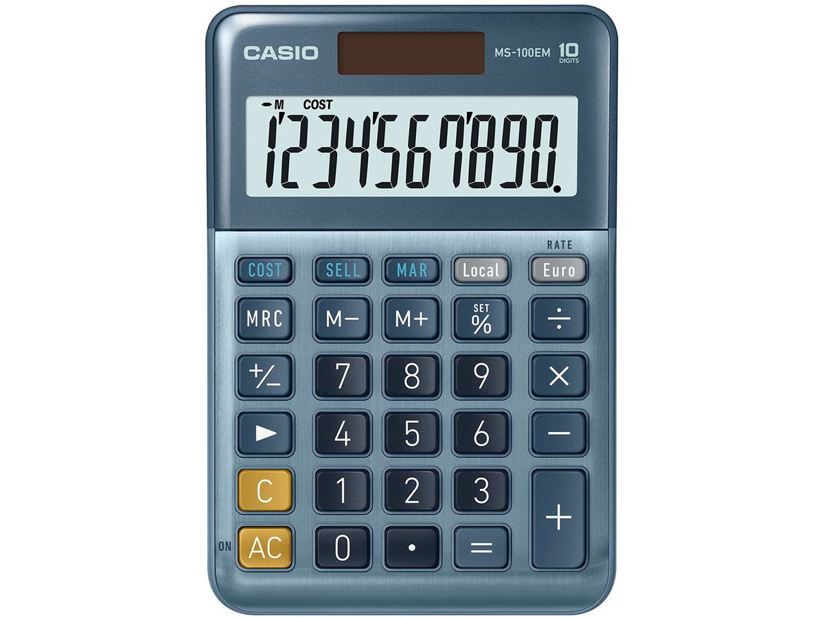 CASIO Tischrechner MS-100EM (4549526609923)