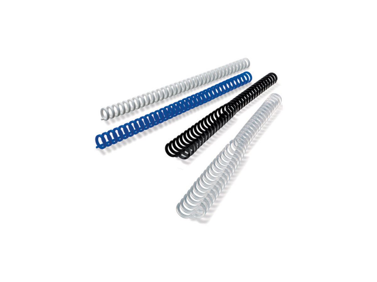 GBC Binderücken 16m A4 387340E weiss, 34 Ringe 50 Stück (5028252220231)