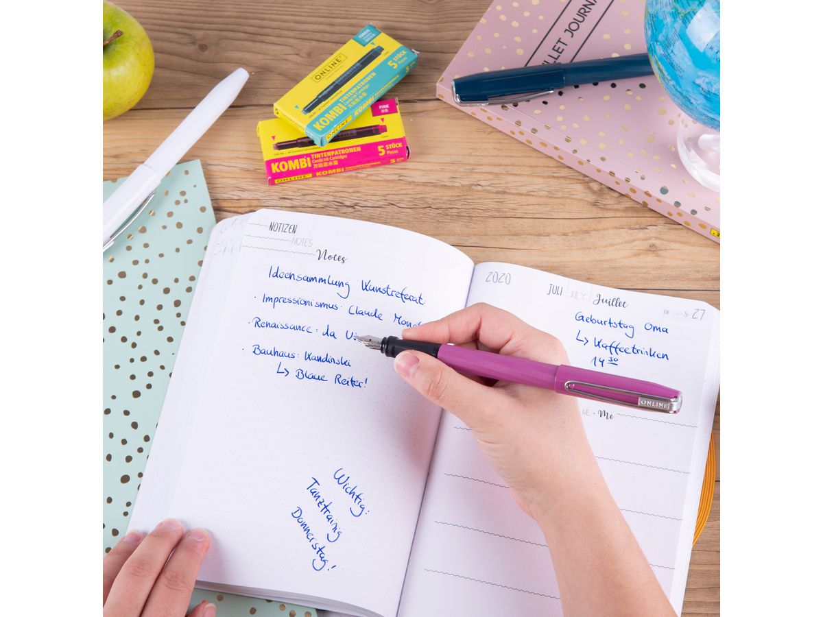 ONLINE Stylo plume Slope 0.5mm 26115/3D white (4014421261151)