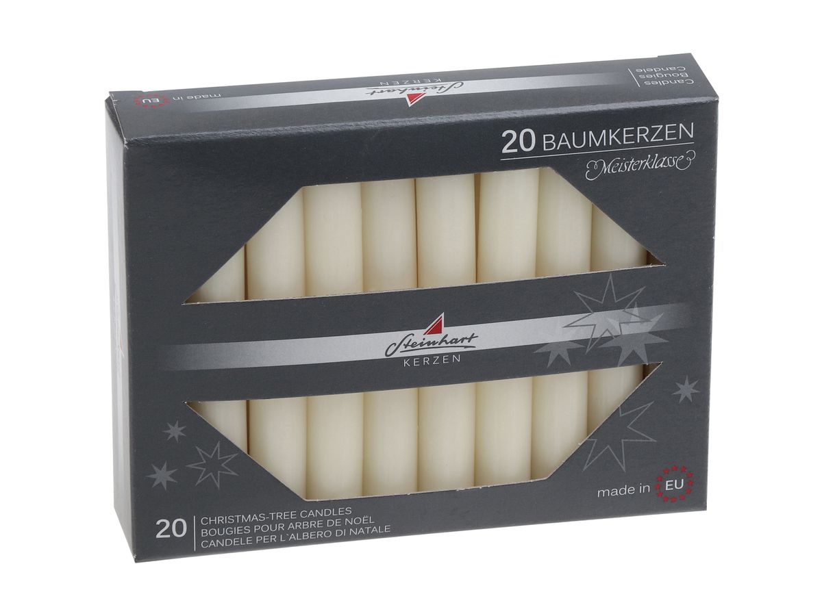 STEINHART Bougies pour sapin 95x13mm 02333-23 champagner 20 pcs. (4008542577017)