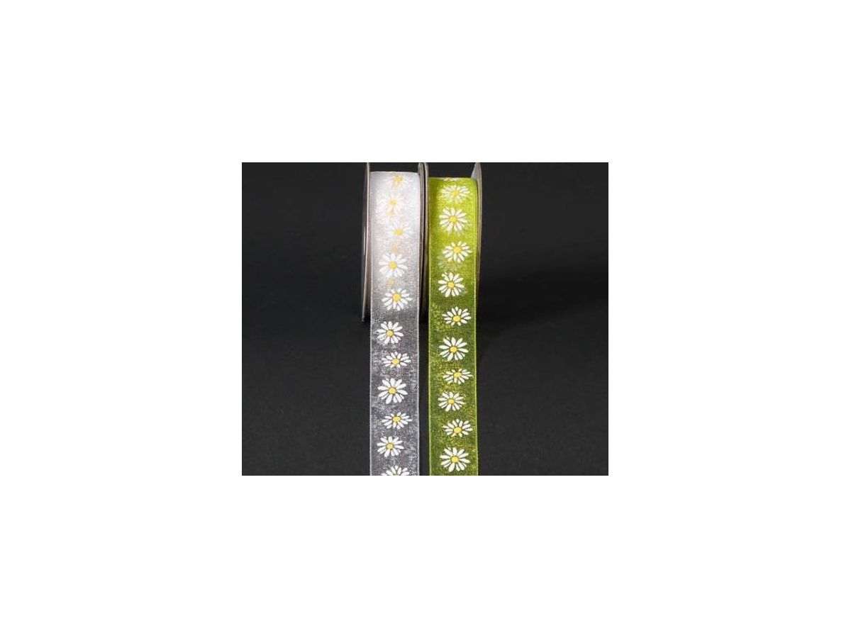SPYK Band Cubino 15mm/4m 1245.1564 verde/bianco Margerite (7611475175198)