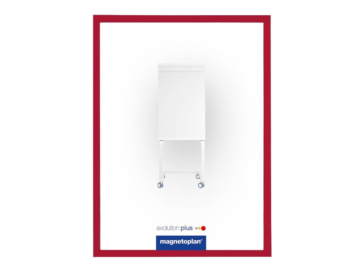 MAGNETOPLAN Cadre aimant magnetofix A4 1130306 rouge 5 pcs. (4013695013671)