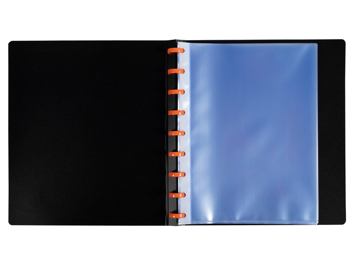 EXACOMPTA Libro Exaview A5 86034E nero 30 maniche (3130630860341)