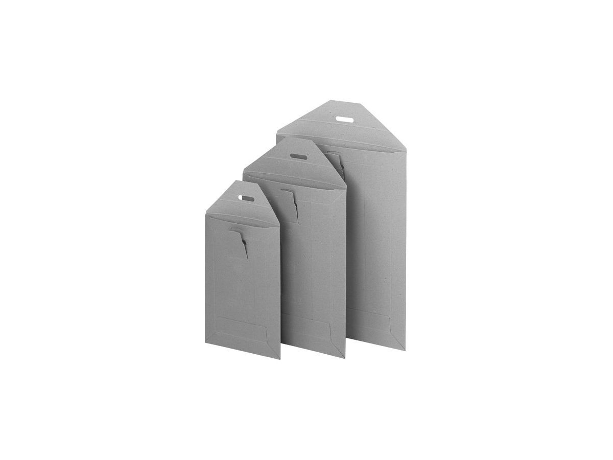 BRIEGER Sac d'expédition 357x480mm 54132 gris, 500g 50 pcs. (7612532046260)
