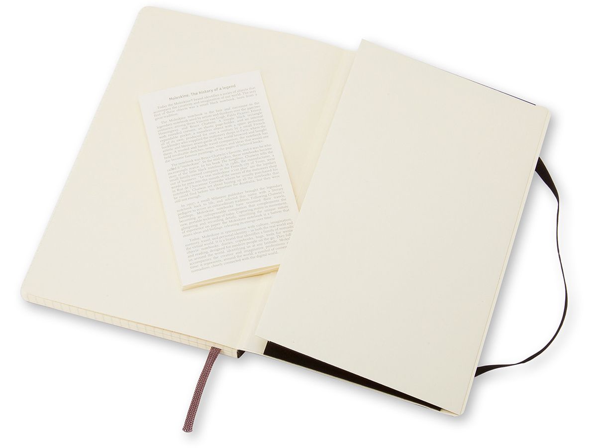 MOLESKINE Notizbuch Soft A6 712-4 kariert schwarz (9788883707124)