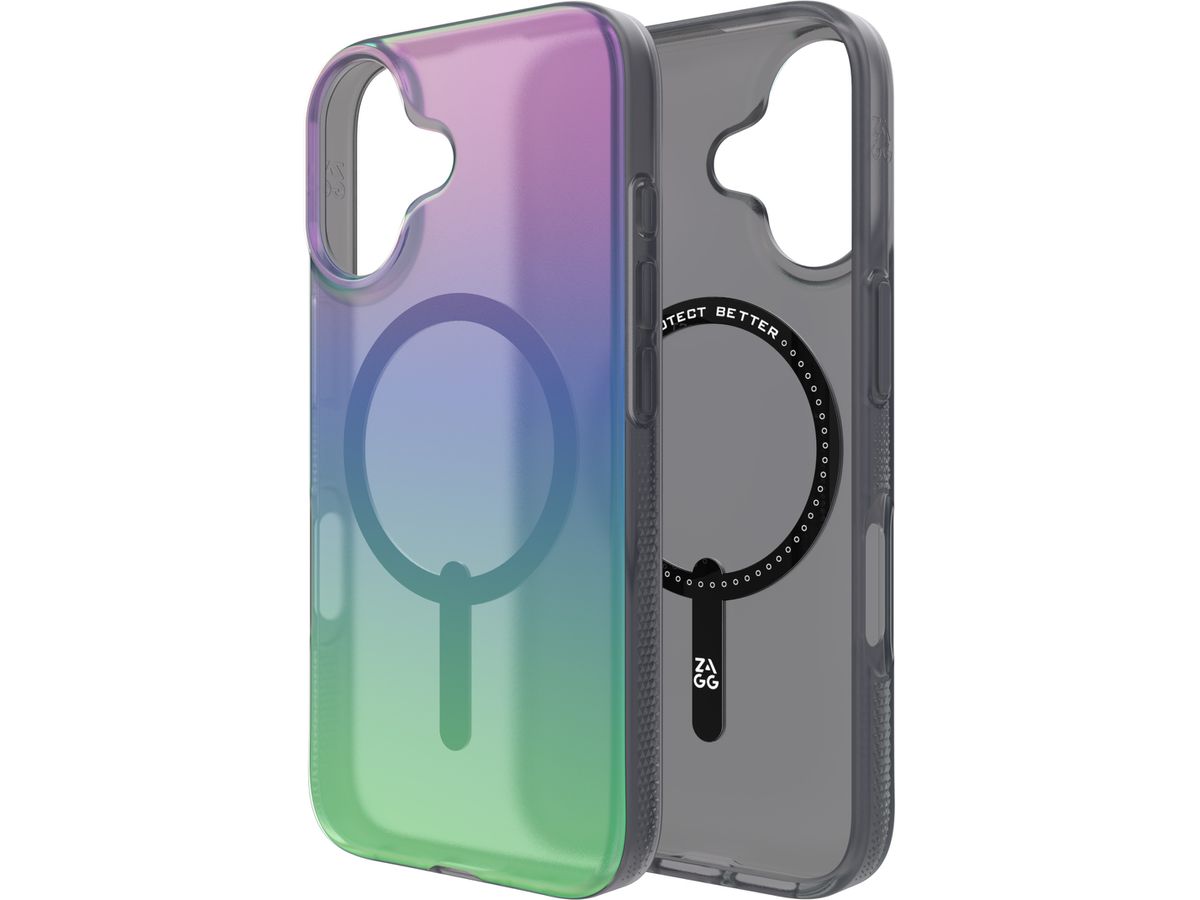 ZAGG Milan Cases Snap Apple 702315114 iPhone 16,Raven Feather (0840390319500)