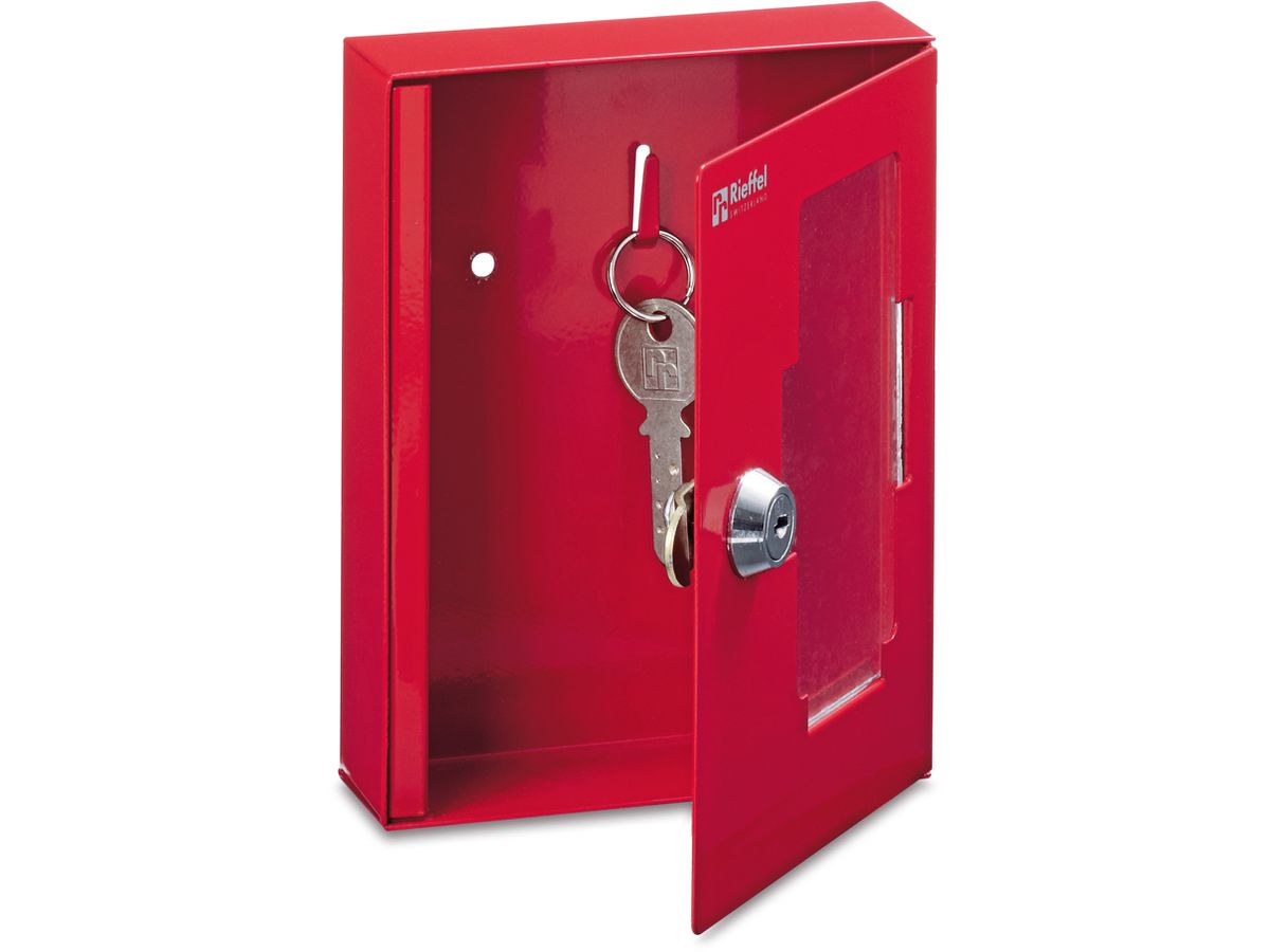 RIEFFEL SWITZERLAND Notschlüsselkasten K_1 rot, 152x120x38mm (7640115313218)
