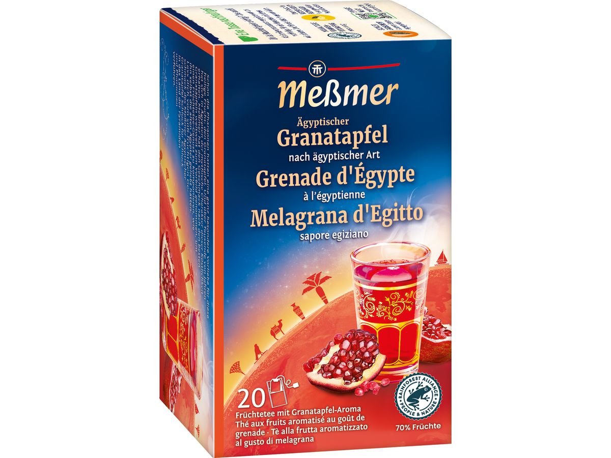 MESSMER Ägyptischer Granatapfel 10581900 Beutel 2.5g, 20 Stk. (4002221038905)