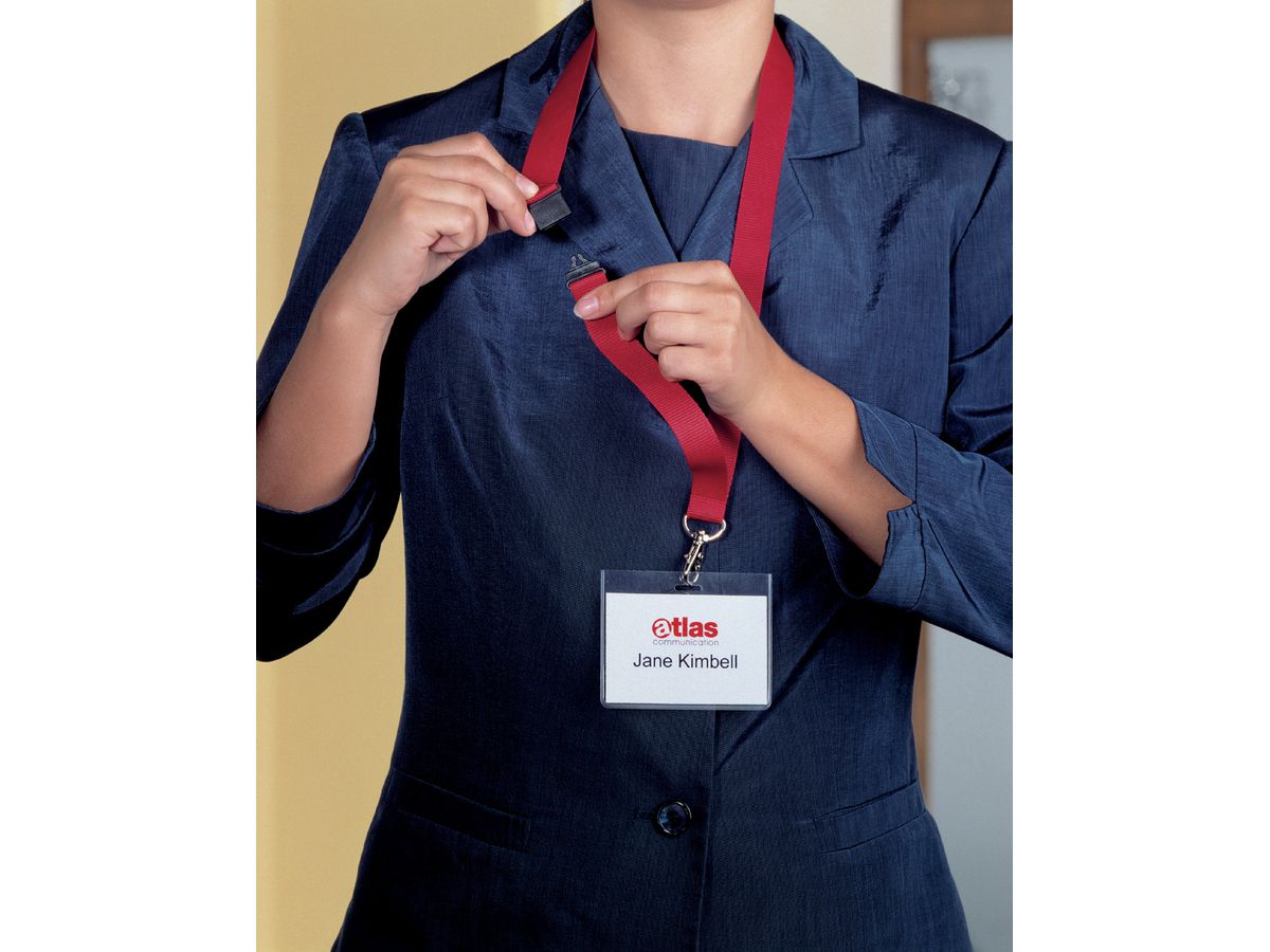 DURABLE Nastro tessile 20 813703 rosso, 44cm 10 pezzi (4005546800103)