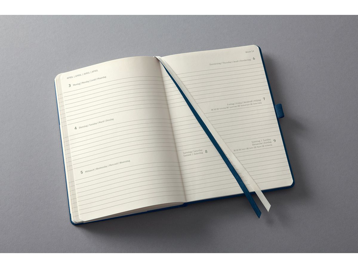 CONCEPTUM Wochenkalender 2026 C2665 1W/2S rot 10.8x15.1cm (4004360773020)