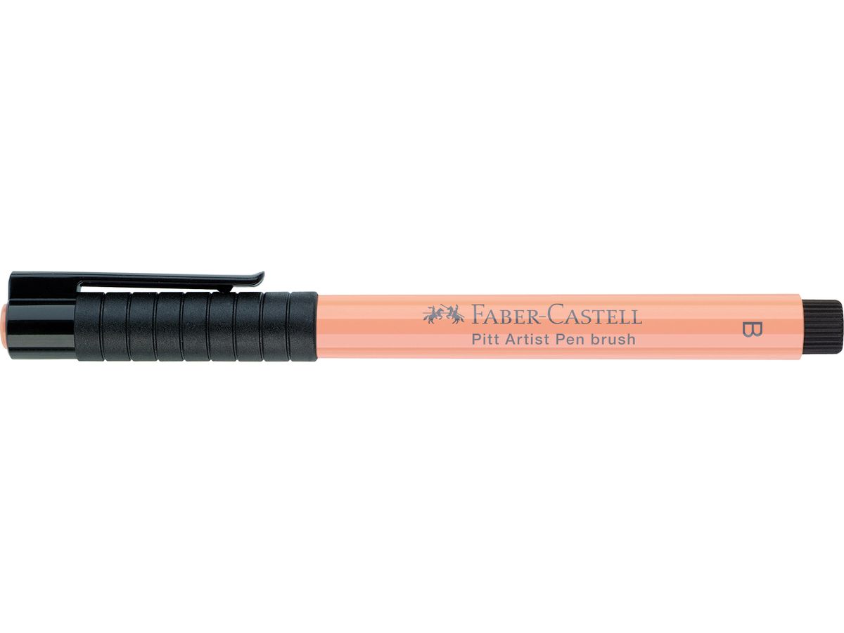 FABER-CASTELL Pitt Artist Pen Brush 2.5mm 167438 beige red (4005401674382)