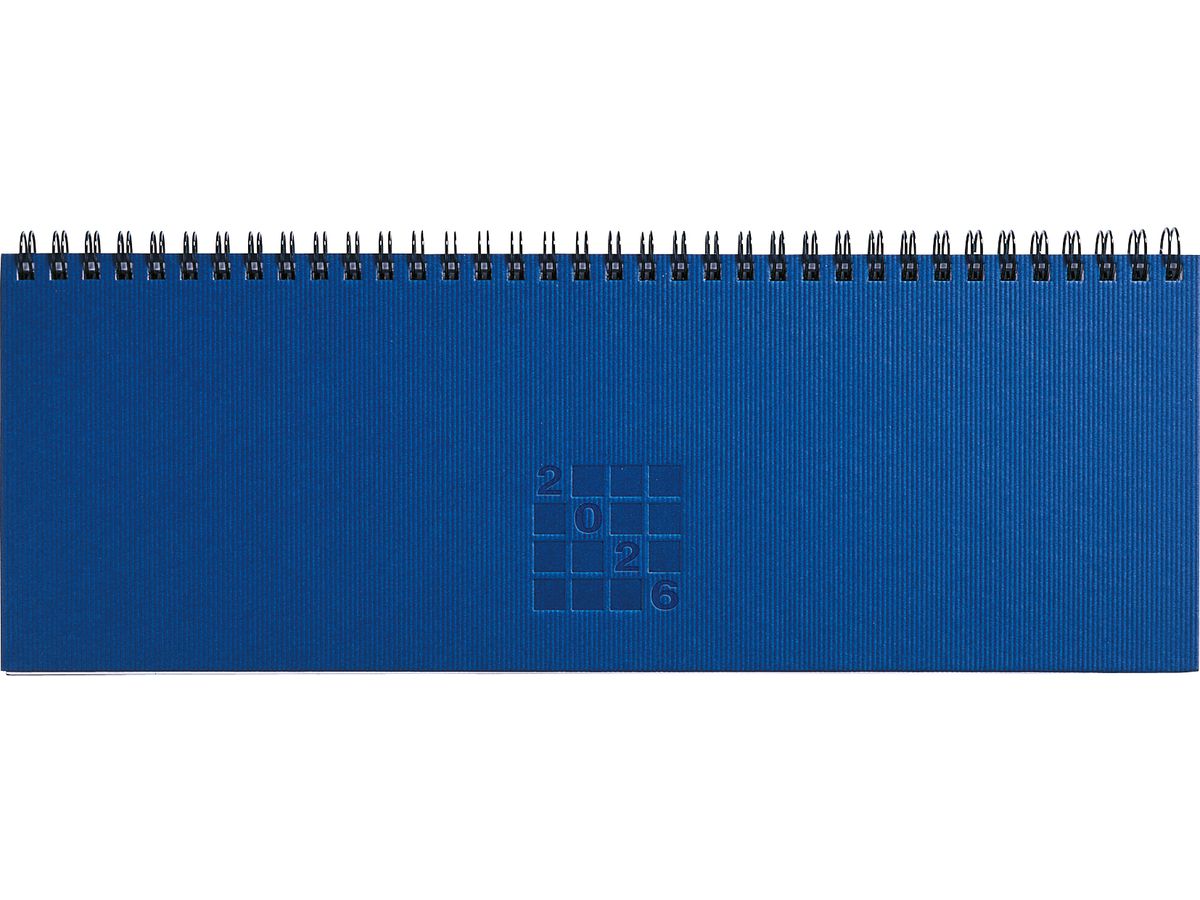SIMPLEX Cal. horizontal Linea 2026 83582B5.26 1S/2P bleu ML 30.7x10.5cm (7611468040885)