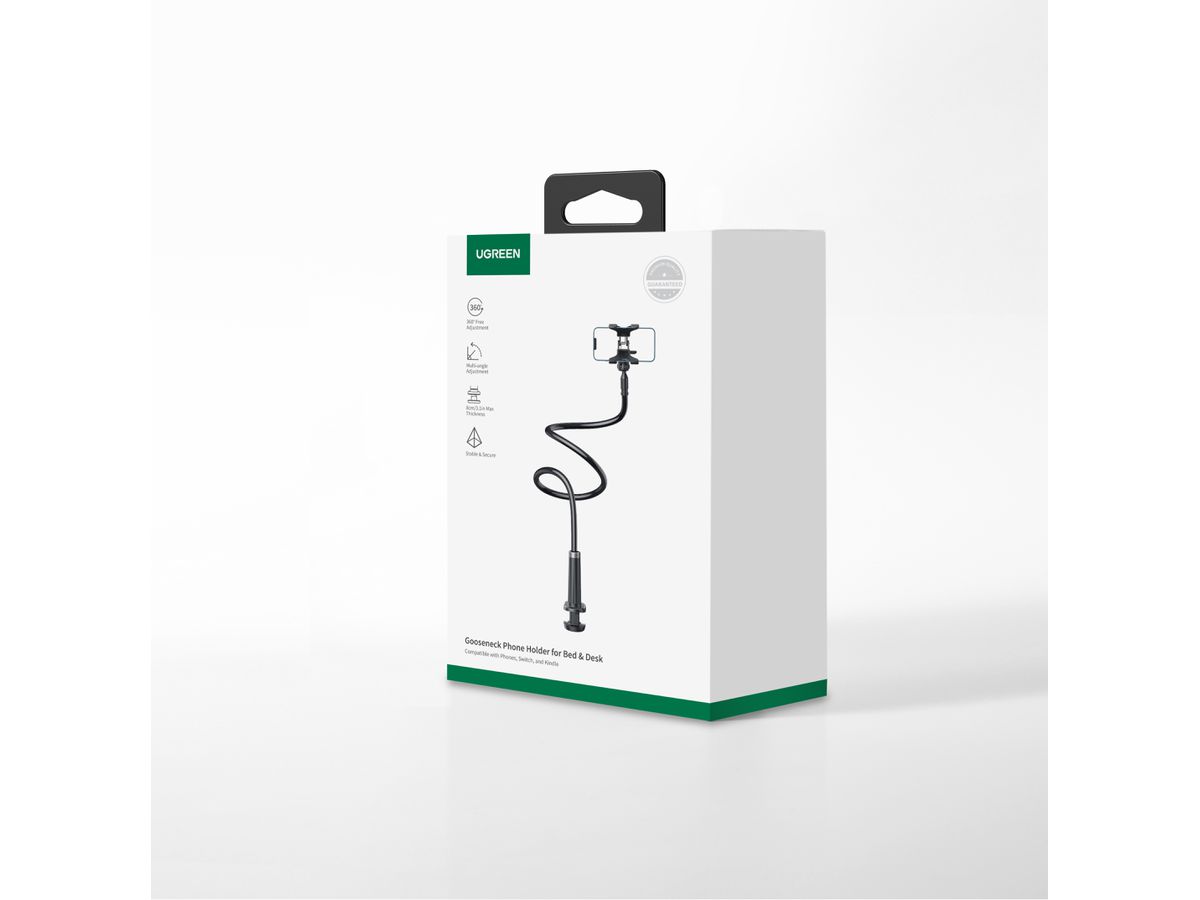 UGREEN Multifunction Phone Clipstand 80906 90cm, Black (6957303889068)