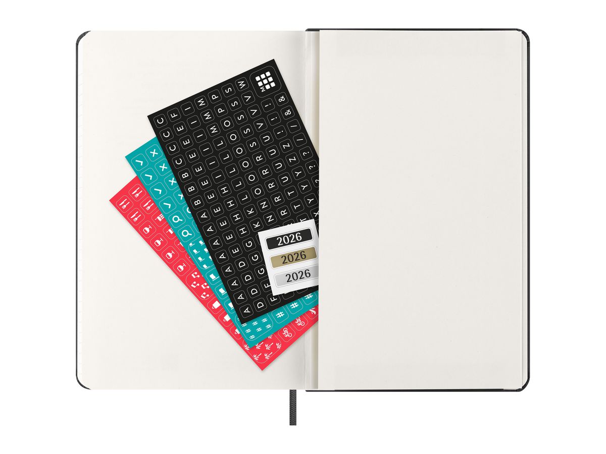MOLESKINE Agenda Pro Large 2026 DHB12PRO3Y26 1S/2P nero HC 13x21cm (8056999274658)