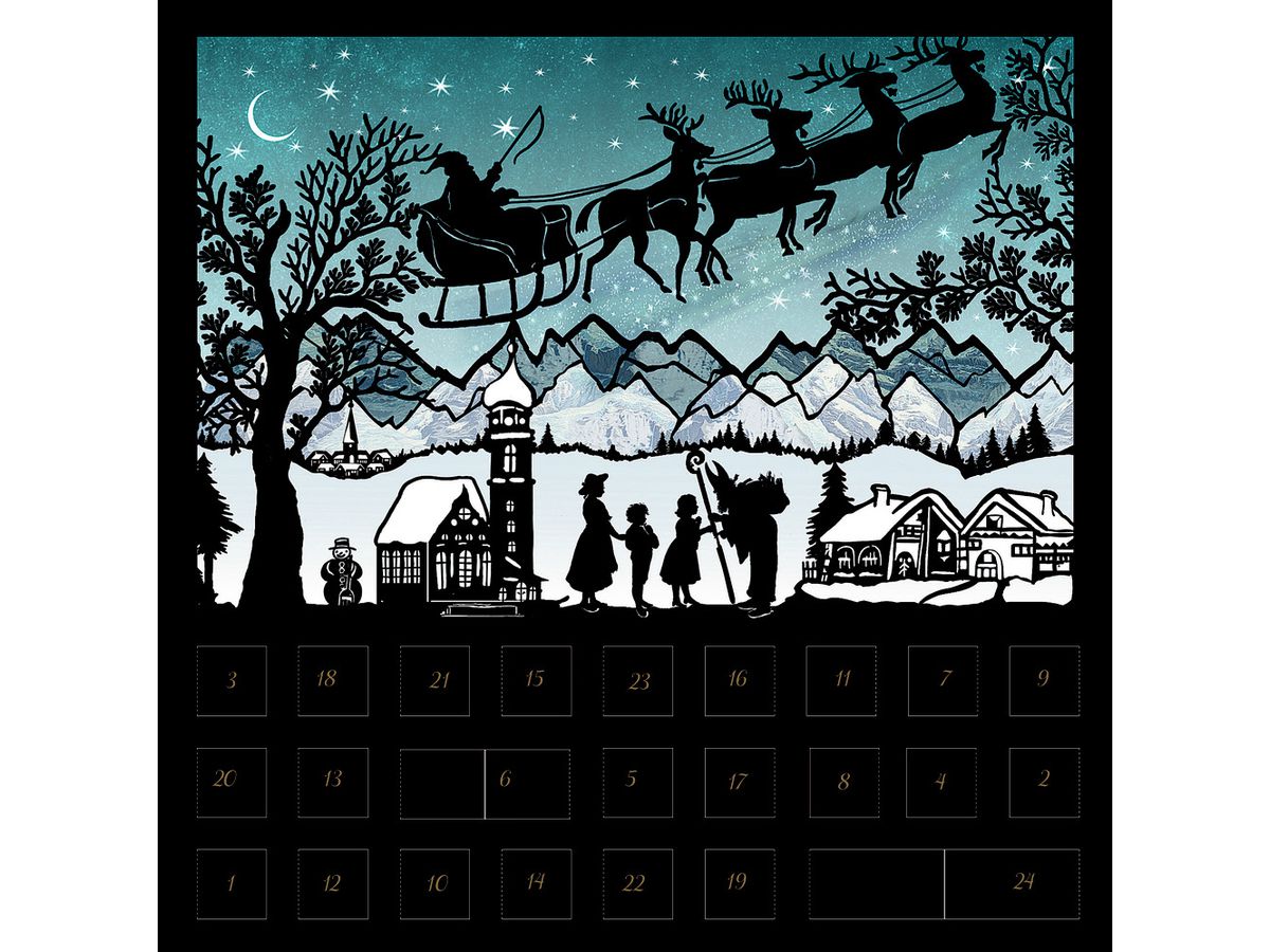 COPPENRATH Adventskalender 15x15cm 71811 Stille Nacht (4050003718118)