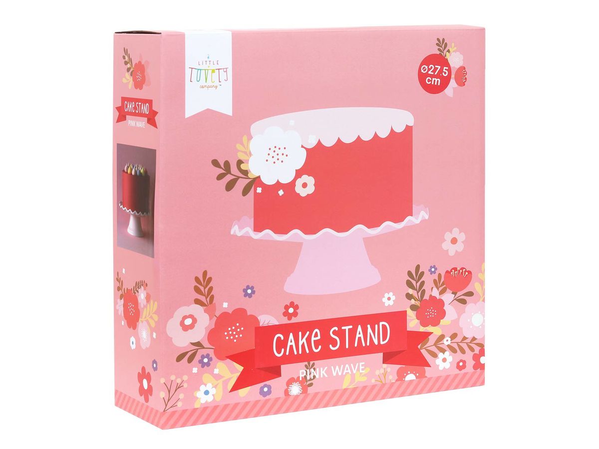 ALLC Cake Stand Wave PTCSPI08 pink 23.5x12x23.5cm (8719715000558)