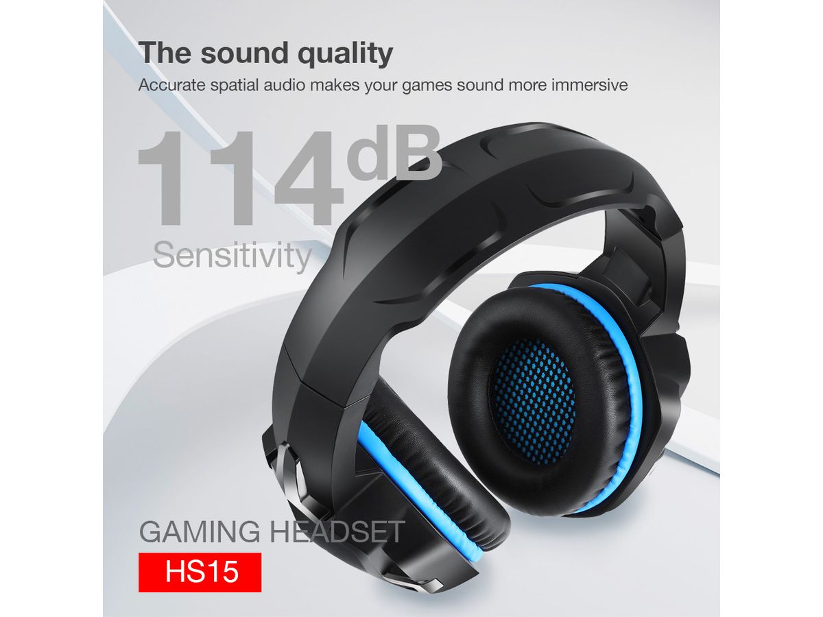 LENOVO Gaming Headphones HS15 HS15-BK (6970648212865)
