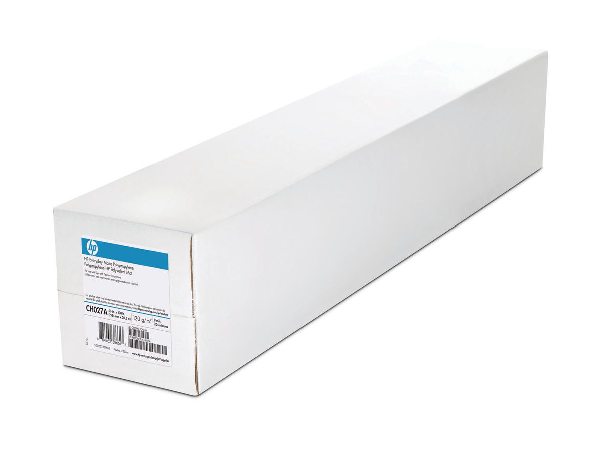 HP Everyday Polyprop. Opaco 31m CH027A DesignJet 2 x 60 pollice (0848412013085)