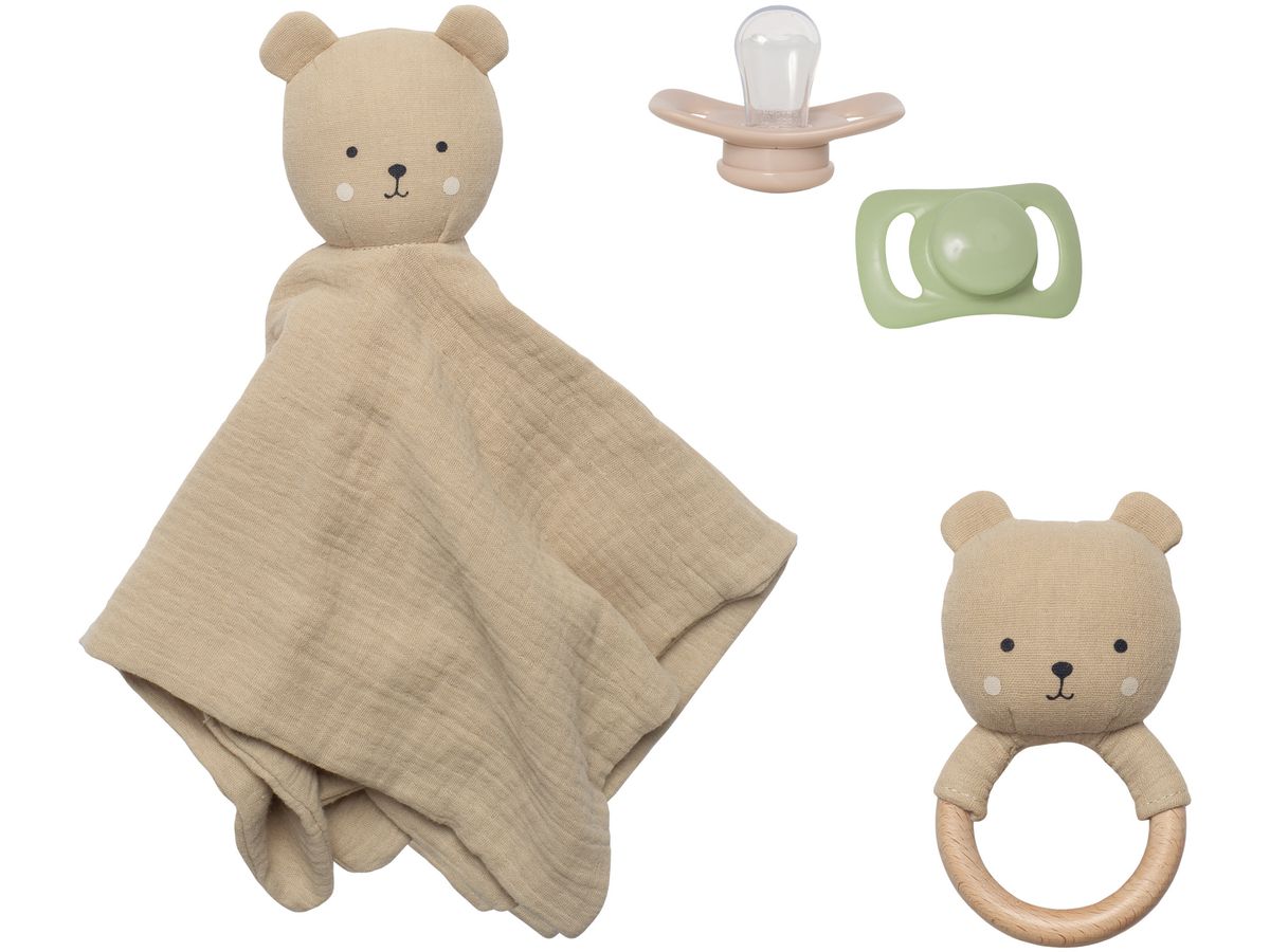 JABADABADO Geschenkset Kuschelteddy S1024 beige 4-teilig (7332599010249)