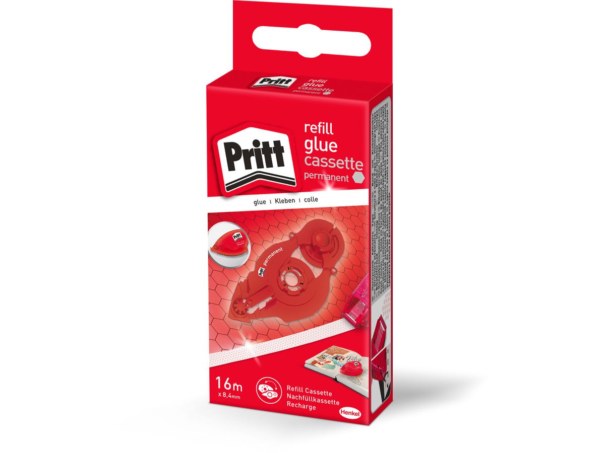 PRITT Cassetta refill 8.4mmx16m ZRXPH per roller corrett., permanent (5410091323875)