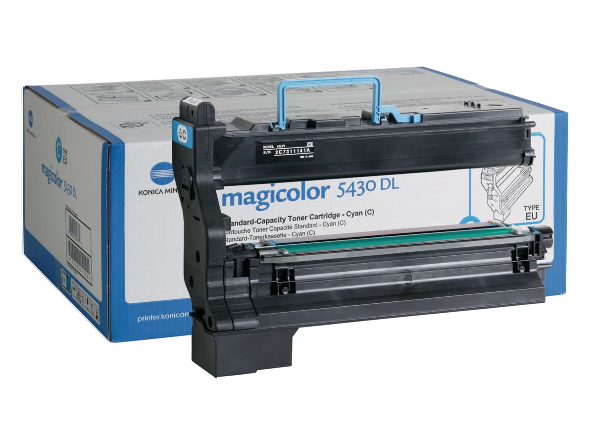 KONICA MINOLTA Toner cyan 4539332 Magicolor 5430 6000 pagine (0039281035739)