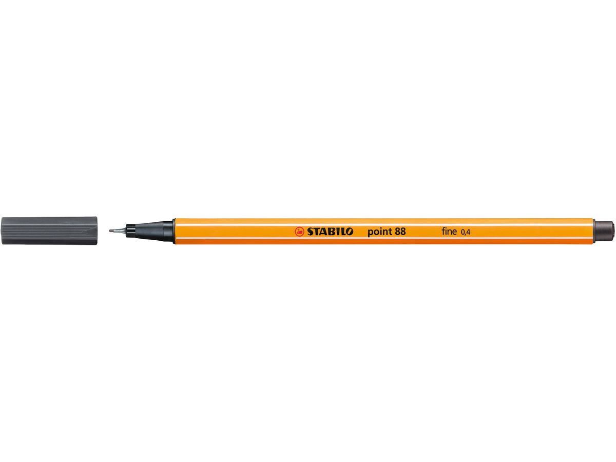 STABILO Fineliner Point 88 0.4mm 88/97 nero/grigio (4006381493369)