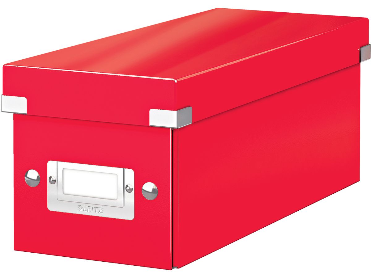LEITZ Click&Store WOW CD-Box 6041-00-26 rouge 143x136x352mm (4002432135523)