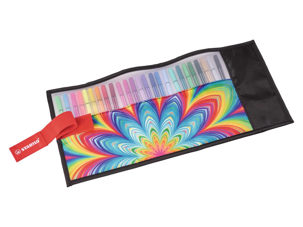 STABILO Fasermaler Pen 68 1mm 6825-071-20 Rollerset, Arty 25 Stück (4006381566964)