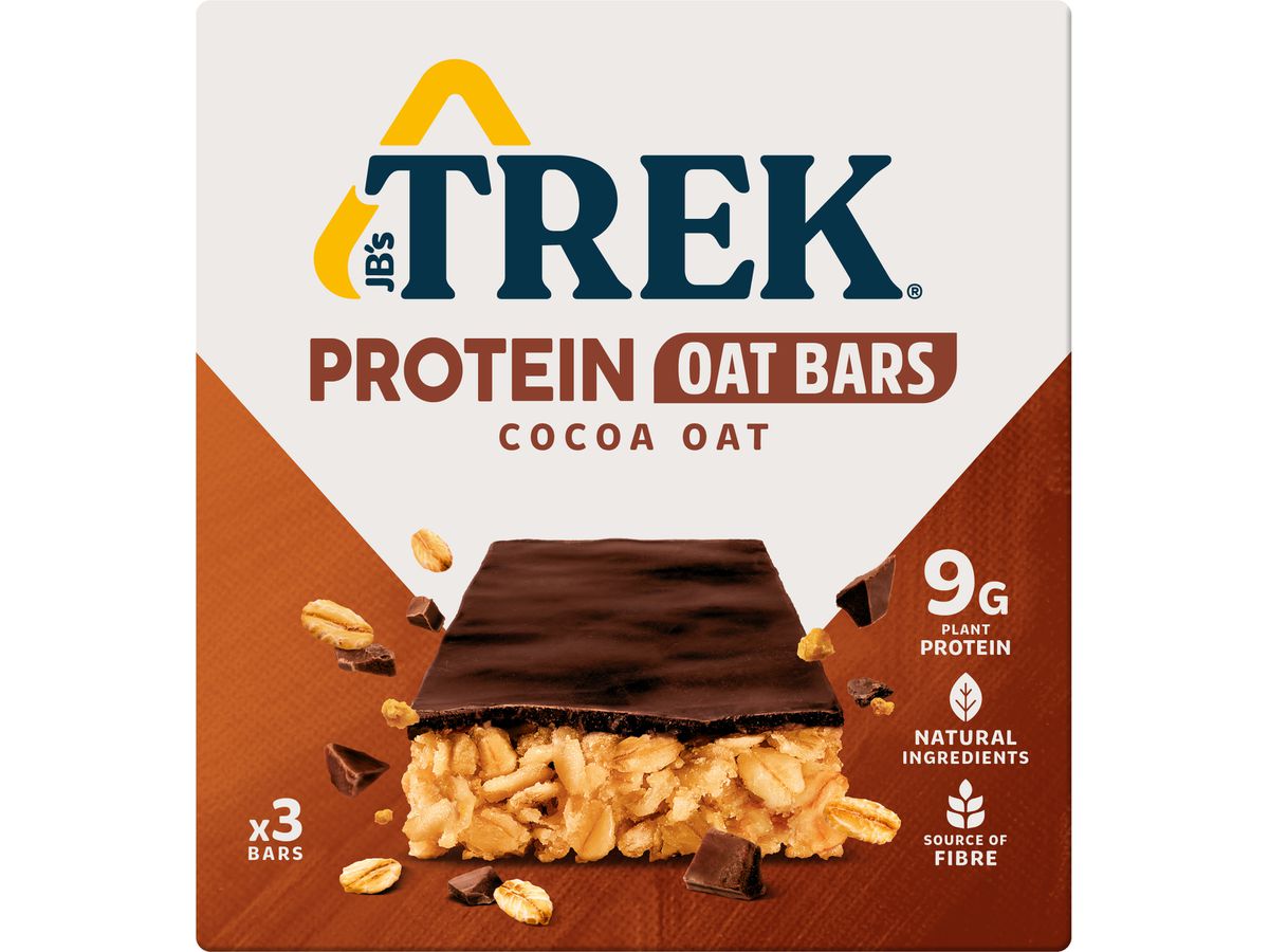 TREK Barrette proteiche di avena 83521 Cocoa 50g, 3 pz. (5060088705827)
