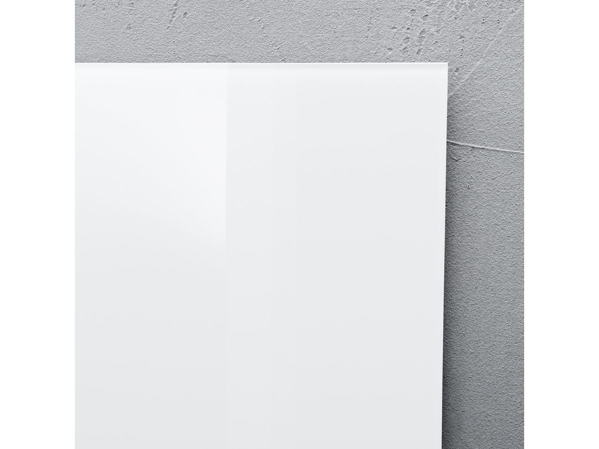 SIGEL Magnettafel Glas GL111 weiss 480x480x15mm (4004360887734)