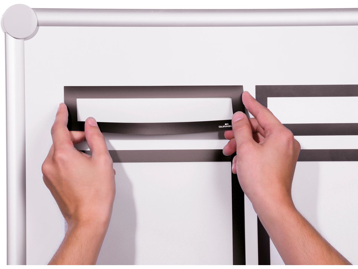 DURABLE Carde Duraframe A4 498601 Magnetic Top 5 pcs. (4005546407197)