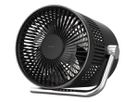 DELTACO USB Fan, 3 Speeds FT-772 Black (7333048054982)