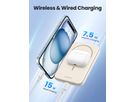 UGREEN Magnetic Power Bank 5000mAh 25207 15W, Wireless, Beige (6941876222070)