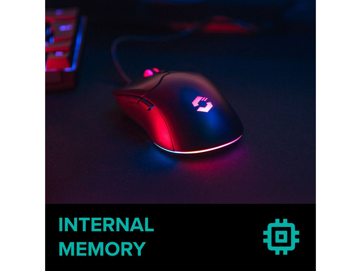 SPEEDLINK VELOX Rechargeable Gam.Mouse SL-680102-BK RGB, Wireless, Black (4027301846935)