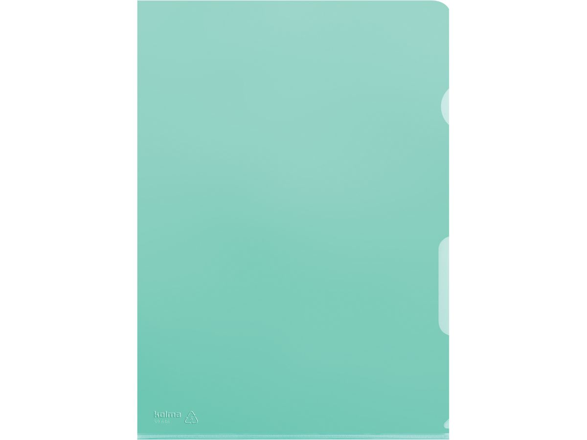 KOLMA Dossier Superstrong A4 59.646.01 verde lisse 10 pezzi (7611967590324)