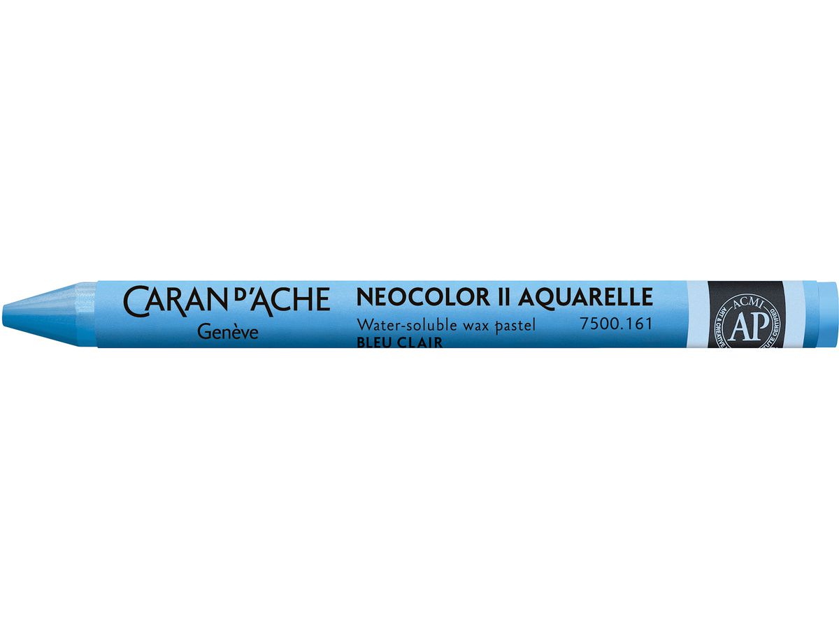 CARAN D'ACHE Pastelli a cera Neocolor II 7500.161 blu chiaro (7610186272059)