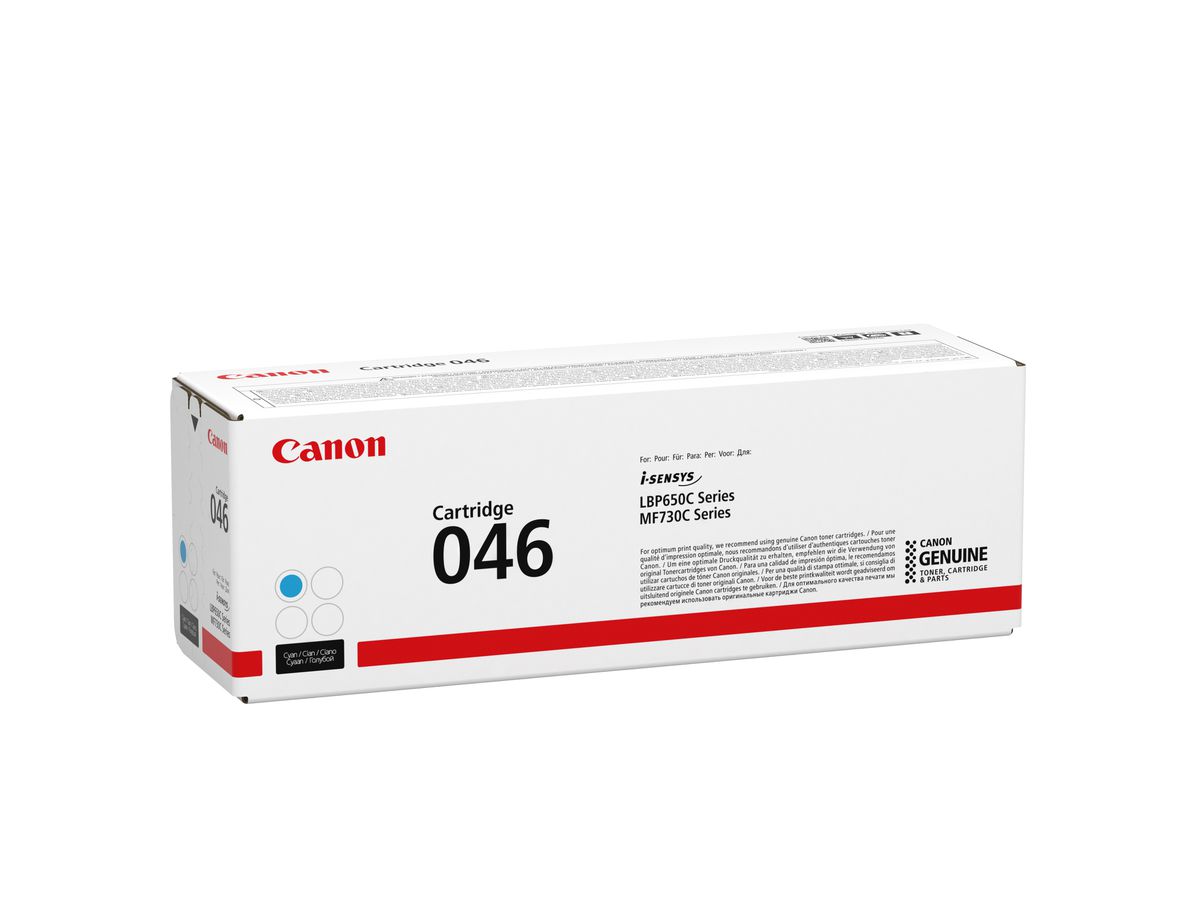 CANON Cartouche toner 046 cyan 1249C002 LBP653Cdw/654Cx 2300 pages (4549292073874)