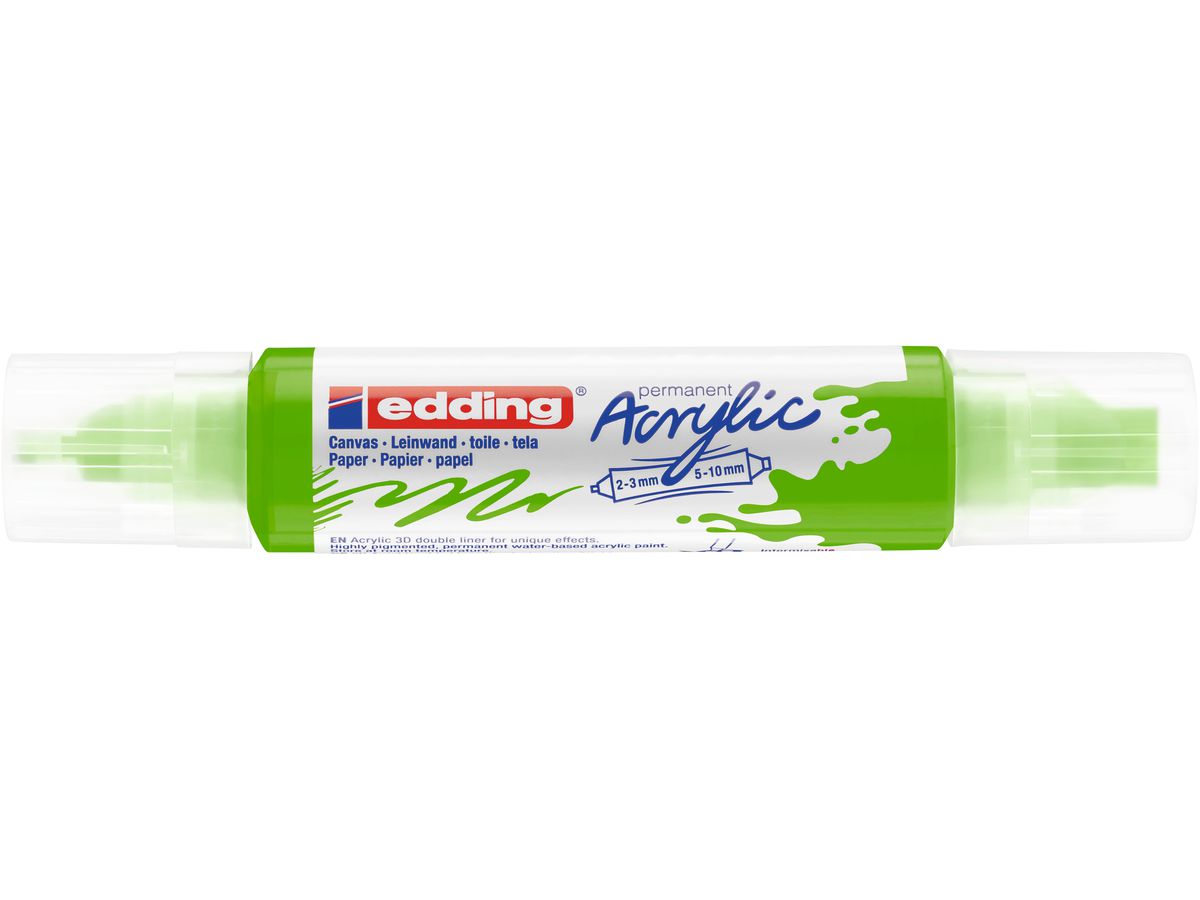 EDDING Acrylmarker 5400 double liner 5400-927 yellow green (4057305028303)