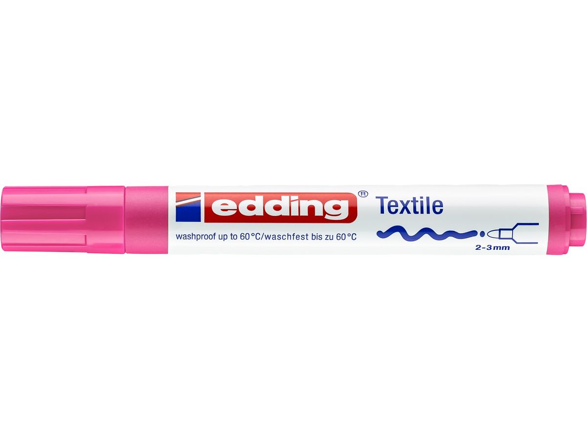 EDDING Textil-Marker 4500 2-3mm 4500-69 neonrose (4004764015078)