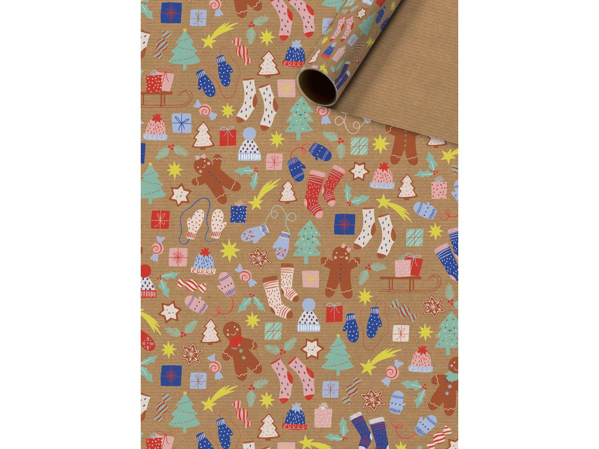 STEWO Geschenkpapier Cookie/Friends 2526161399 70x500cm (7630050877890)