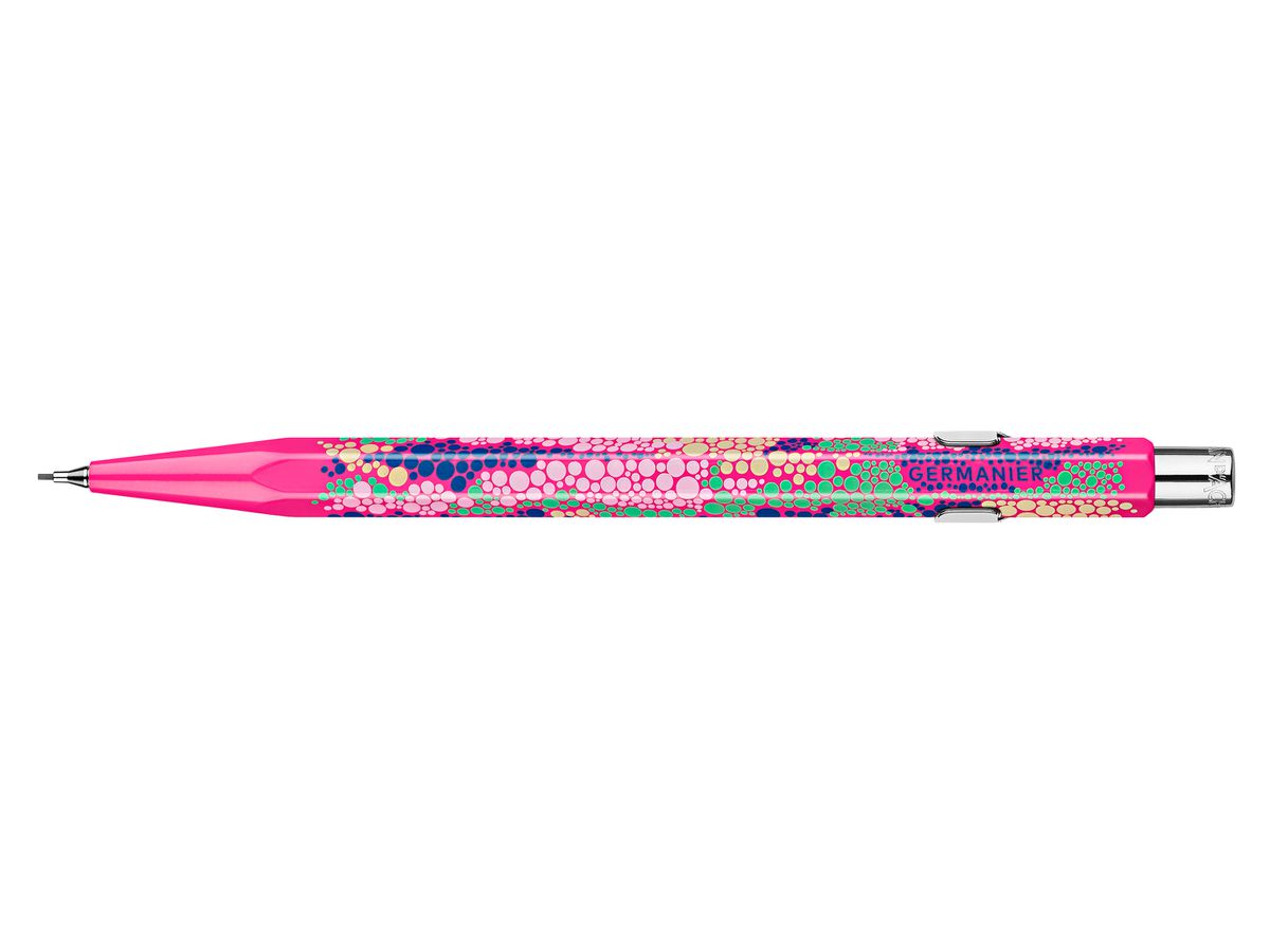 CARAN D'ACHE Porta-ricarica 849 GERMANIER MF0844.016 rosa fluo, with metal box (7630002360968)