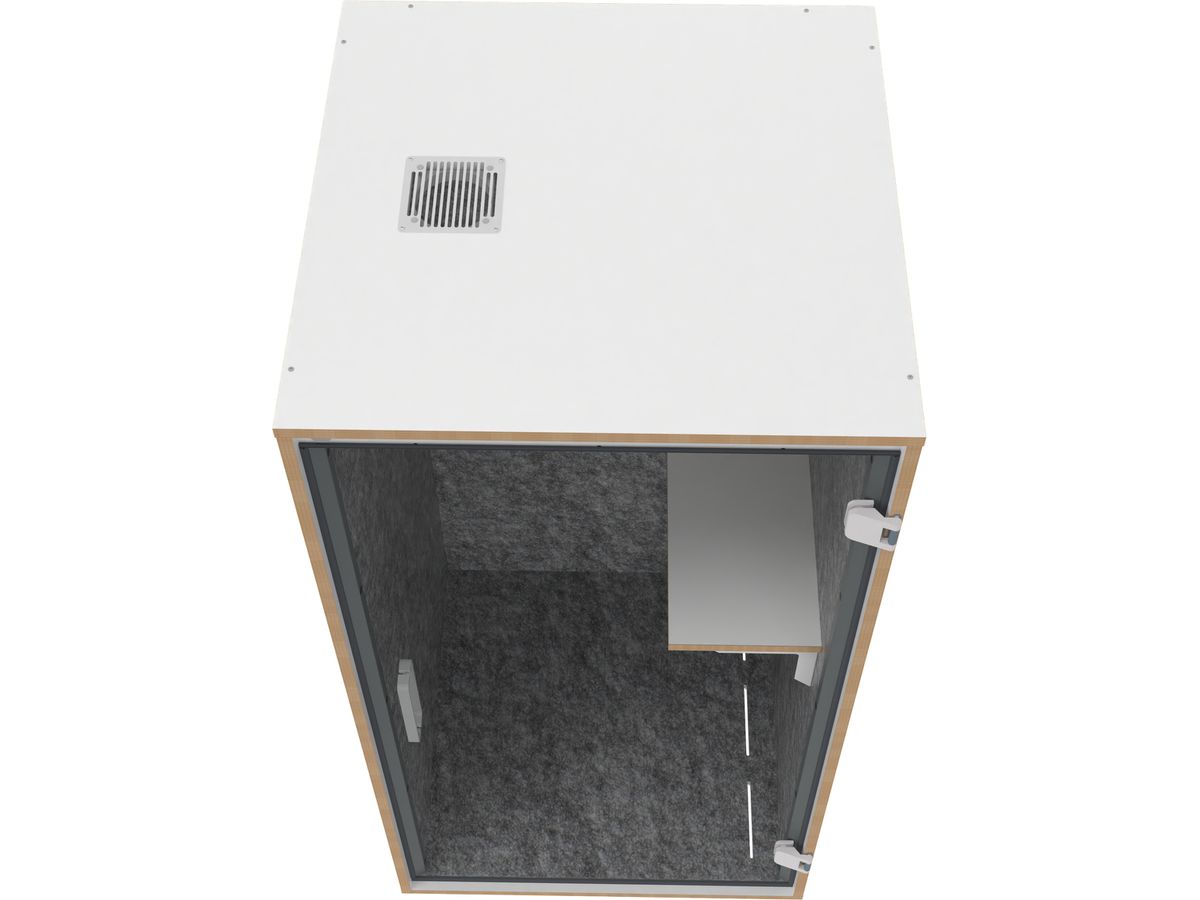 APOLLO MeetingBox Harmony VTBSS1/W/5/T bianco/grigio 103x100x217cm (4032062320952)