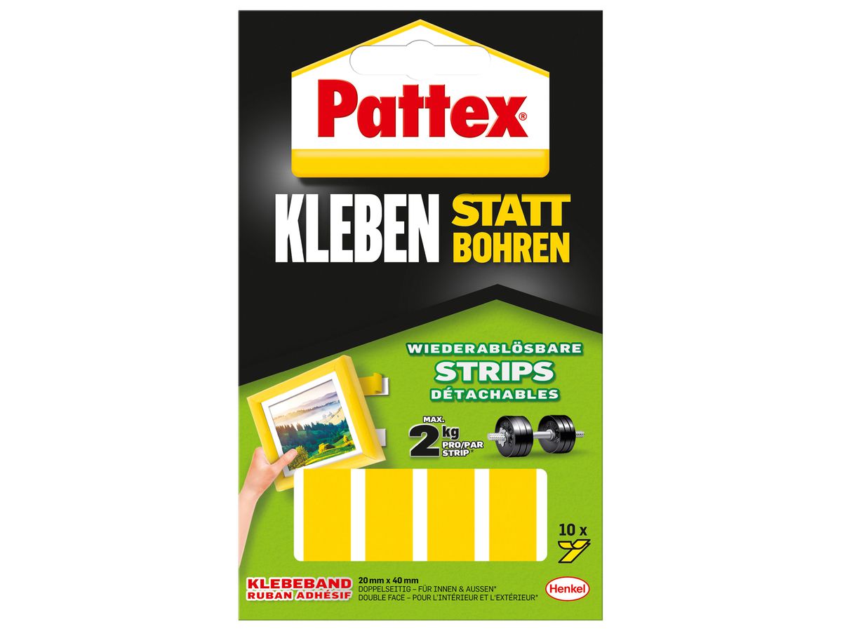 PATTEX Installation Strips PXMS1 Blister 10 pz. (4015000405065)