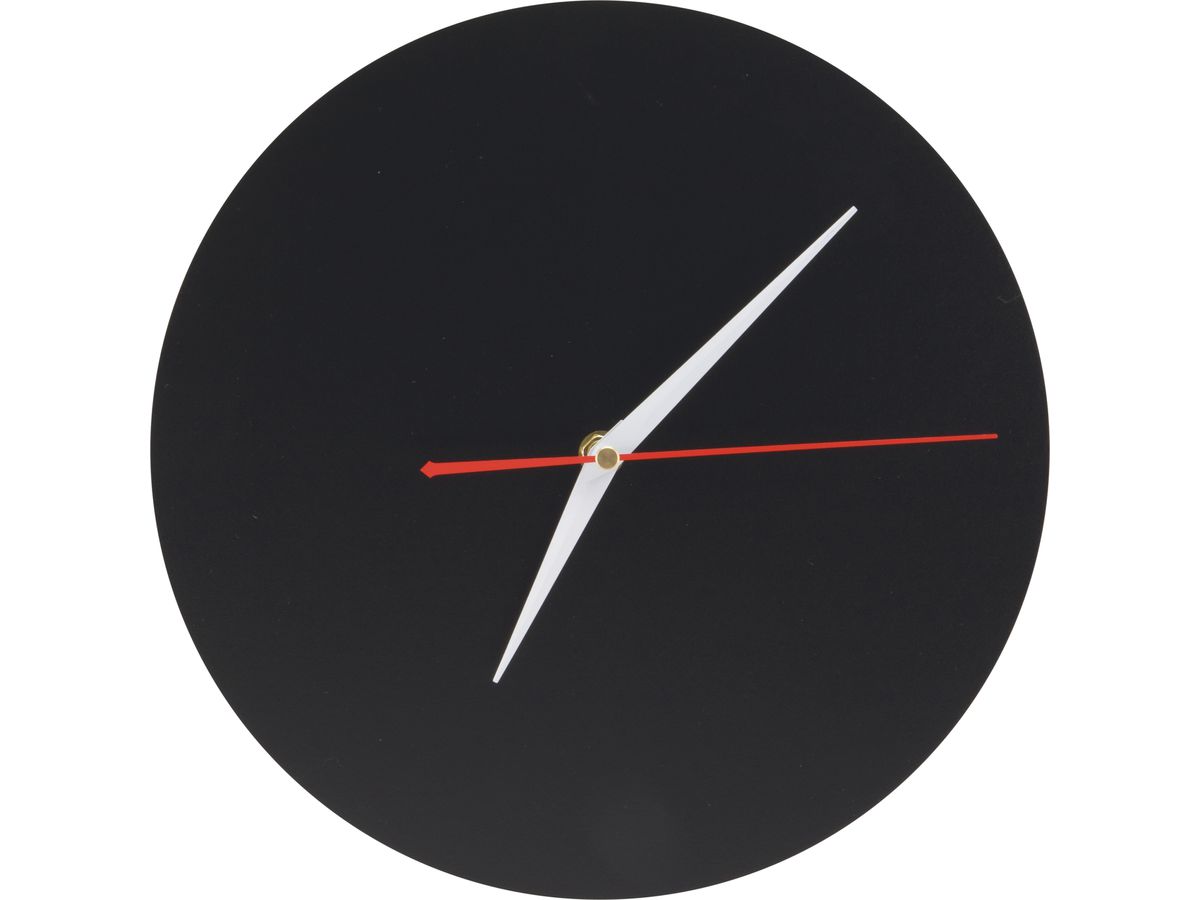 SECURIT Orologio a parete SILHOUETTE FB-CLOCK nero, scrivibile (8719075283745)