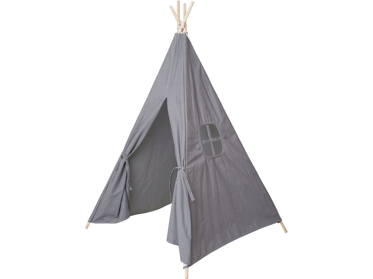 JABADABADO Tipi tenda grigio K024 110x100x155 cm (7350018360249)